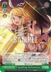 Sparkling Performance - HATSUNE MIKU: COLORFUL STAGE! - Weiss Schwarz card