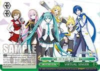 VIRTUAL SINGER (PJS/S91-TE29 TD) - HATSUNE MIKU: COLORFUL STAGE! - Weiss Schwarz card