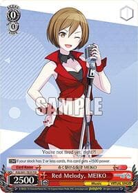 Red Melody, MEIKO (PJS/S91-TE35 TD) - HATSUNE MIKU: COLORFUL STAGE! - Weiss Schwarz card