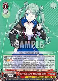 Street SEKAI, Hatsune Miku - HATSUNE MIKU: COLORFUL STAGE! - Weiss Schwarz card