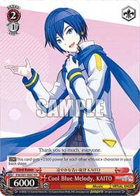 Cool Blue Melody, KAITO - HATSUNE MIKU: COLORFUL STAGE! - Weiss Schwarz card