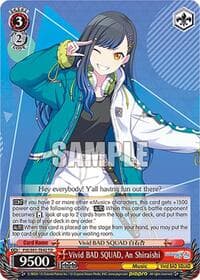 Vivid BAD SQUAD, An Shiraishi - HATSUNE MIKU: COLORFUL STAGE! - Weiss Schwarz card