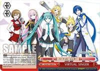 VIRTUAL SINGER - HATSUNE MIKU: COLORFUL STAGE! - Weiss Schwarz card