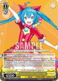 Wonderland SEKAI, Hatsune Miku - HATSUNE MIKU: COLORFUL STAGE! - Weiss Schwarz card