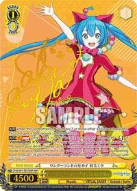 Wonderland SEKAI, Hatsune Miku (SSP) - HATSUNE MIKU: COLORFUL STAGE! - Weiss Schwarz card