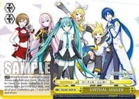 VIRTUAL SINGER (PJS/S91-TE59 TD) - HATSUNE MIKU: COLORFUL STAGE! - Weiss Schwarz card