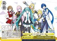 VIRTUAL SINGER (SR) (PJS/S91-TE59S SR) - HATSUNE MIKU: COLORFUL STAGE! - Weiss Schwarz card