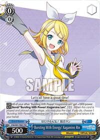 Bursting With Energy! Kagamine Rin (PJS/S91-TE61 TD) - HATSUNE MIKU: COLORFUL STAGE! - Weiss Schwarz card