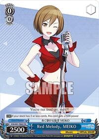 Red Melody, MEIKO (PJS/S91-TE65 TD) - HATSUNE MIKU: COLORFUL STAGE! - Weiss Schwarz card