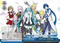 VIRTUAL SINGER (SR) (PJS/S91-TE74S SR) - HATSUNE MIKU: COLORFUL STAGE! - Weiss Schwarz card