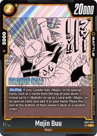 Majin Buu - Manga Booster 01 - Dragon Ball Super: Fusion World card