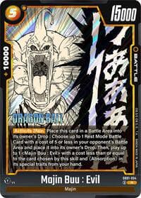 Majin Buu : Evil - SB01-034 - Manga Booster 01 - Dragon Ball Super: Fusion World card