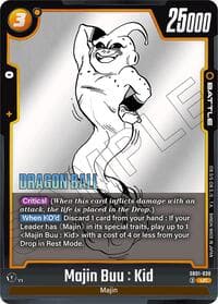 Majin Buu : Kid - SB01-038 - Manga Booster 01 - Dragon Ball Super: Fusion World card
