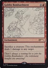 Goblin Bombardment (7022) - Secret Lair Drop Series - Magic: The Gathering card