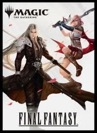 Magic: The Gathering Player's Card Sleeve - FINAL FANTASY - Sephiroth and Lightning MFS-04 (80-Pack) - Ensky Card Sleeves - Card Sleeves card