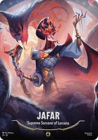 Jafar - Supreme Sorcerer of Lorcana (Oversized) - Illumineer's Quest: Palace Heist - Disney Lorcana card