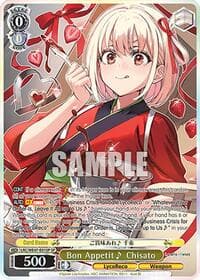 Bon Appetit ~ Chisato (SP) - Lycoris Recoil Premium Booster - Weiss Schwarz card