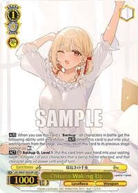 Chisato Waking Up (LRP) - Lycoris Recoil Premium Booster - Weiss Schwarz card