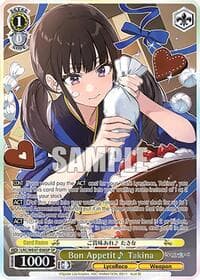Bon Appetit ~ Takina (SP) - Lycoris Recoil Premium Booster - Weiss Schwarz card