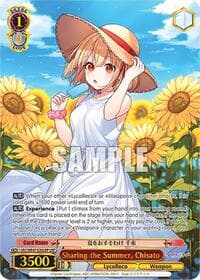 Sharing the Summer, Chisato (LRP) - Lycoris Recoil Premium Booster - Weiss Schwarz card