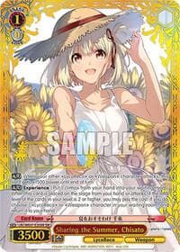 Sharing the Summer, Chisato (SIR) - Lycoris Recoil Premium Booster - Weiss Schwarz card