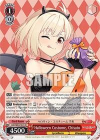 Halloween Costume, Chisato - Lycoris Recoil Premium Booster - Weiss Schwarz card