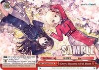 Cherry Blossoms in Full Bloom - Lycoris Recoil Premium Booster - Weiss Schwarz card