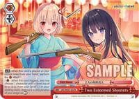 Two Esteemed Shooters - Lycoris Recoil Premium Booster - Weiss Schwarz card