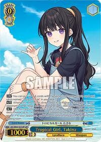 Tropical Girl, Takina (LRP) - Lycoris Recoil Premium Booster - Weiss Schwarz card