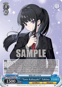 "Taro Kabayaki" Takina - Lycoris Recoil Premium Booster - Weiss Schwarz card