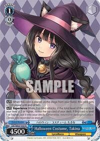 Halloween Costume, Takina - Lycoris Recoil Premium Booster - Weiss Schwarz card