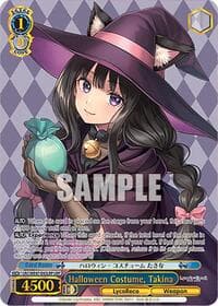 Halloween Costume, Takina (LRP) - Lycoris Recoil Premium Booster - Weiss Schwarz card
