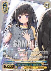 First Dress-Up, Takina (LRP) - Lycoris Recoil Premium Booster - Weiss Schwarz card