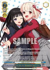 Peek Into the Mismatched Duo's Lives (LRP) - Lycoris Recoil Premium Booster - Weiss Schwarz card