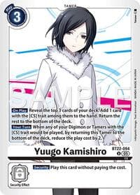 Yuugo Kamishiro - Cyber Eden - Digimon Card Game card