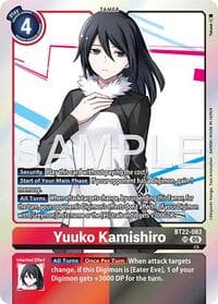 Yuuko Kamishiro - Cyber Eden - Digimon Card Game card