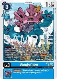 Sangomon - Cyber Eden - Digimon Card Game card