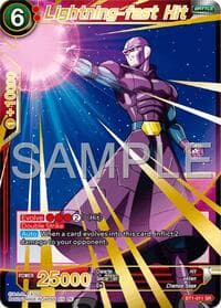 Lightning-fast Hit (Reprint) - Expansion Deck Box Set 25: Premium Anniversary Box 2025 - Dragon Ball Super: Masters card