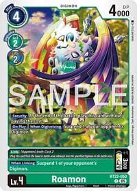 Roamon - Cyber Eden - Digimon Card Game card