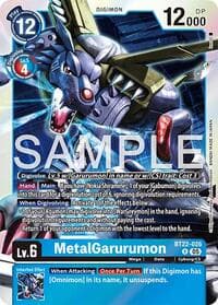 MetalGarurumon - Cyber Eden - Digimon Card Game card