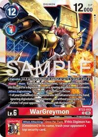 WarGreymon - Cyber Eden - Digimon Card Game card