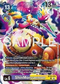 ShinMonzaemon - Cyber Eden - Digimon Card Game card