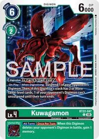Kuwagamon - Cyber Eden - Digimon Card Game card