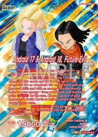 Android 17 & Android 18 // Android 17 & Android 18, Future Evil - Expansion Deck Box Set 25: Premium Anniversary Box 2025 - Dragon Ball Super: Masters card