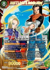 Android 17 & Android 18, Domination Achieved (Reprint) - Expansion Deck Box Set 25: Premium Anniversary Box 2025 - Dragon Ball Super: Masters card