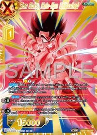 Son Goku, Kaio-Ken Unleashed (Reprint) - Expansion Deck Box Set 25: Premium Anniversary Box 2025 - Dragon Ball Super: Masters card
