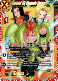 Android 16, Comrade Support - Expansion Deck Box Set 25: Premium Anniversary Box 2025 - Dragon Ball Super: Masters card