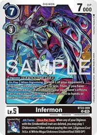 Infermon - Cyber Eden - Digimon Card Game card