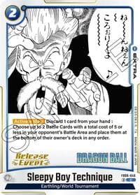Sleepy Boy Technique - Manga Booster 01 Release Event Cards - Dragon Ball Super: Fusion World card