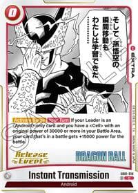 Instant Transmission - Manga Booster 01 Release Event Cards - Dragon Ball Super: Fusion World card